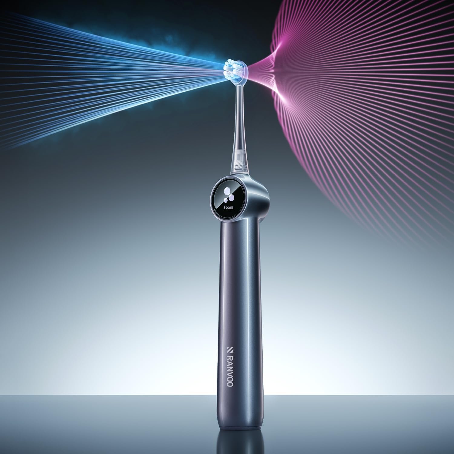 RANVOO AirJet X5 Electric Toothbrush, Dentist Recommended, Gray