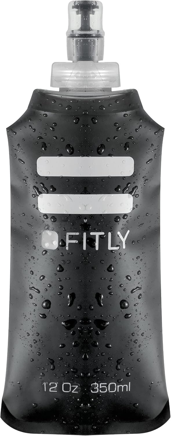 FITLY Soft Flask Running Water Bottle – Collapsible Hydration Flask