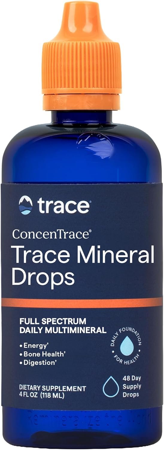 Trace Minerals ConcenTrace Mineral Drops, 70+ Ionic Minerals, 48 Servings