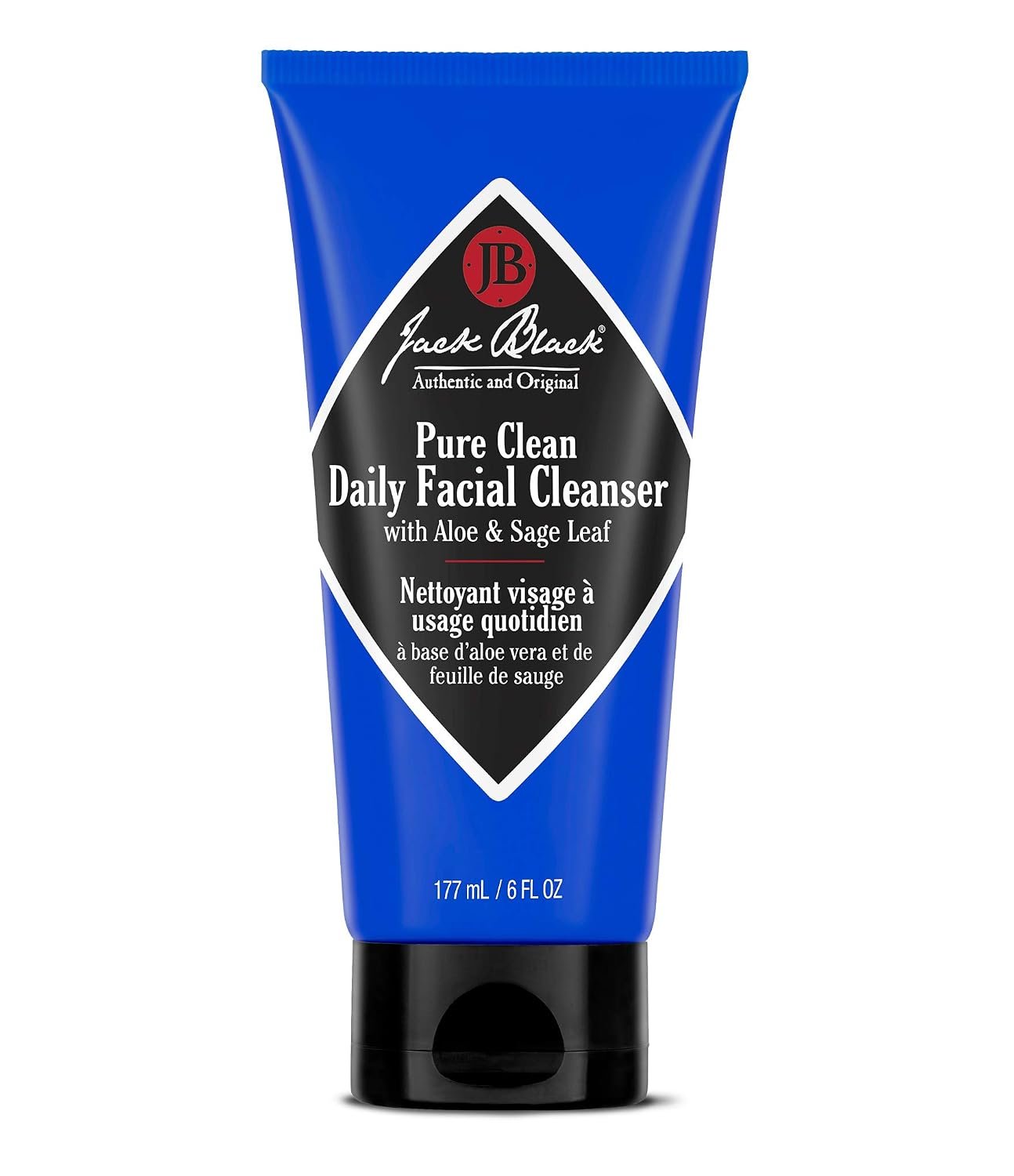 Jack Black Pure Clean Daily Facial Cleanser, Men’s Sulfate-Free Face Wash, Hydrating Facial Cleanser & Toner, Removes Dirt & Oil, For All Skin Types