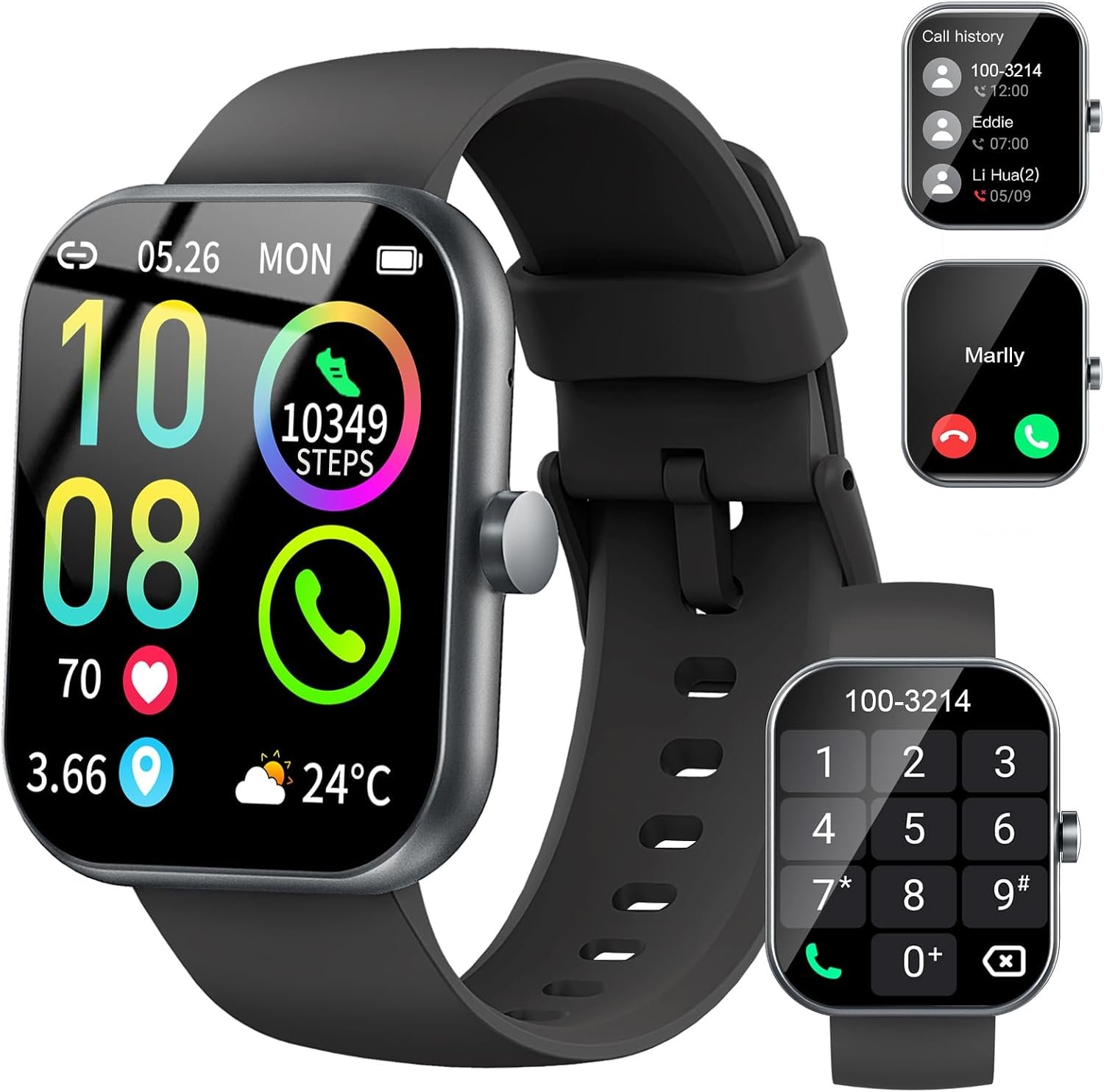 Jugeman Smart Watch for Men Women(Answer/Make Call), New1.91 HD Smartwatch