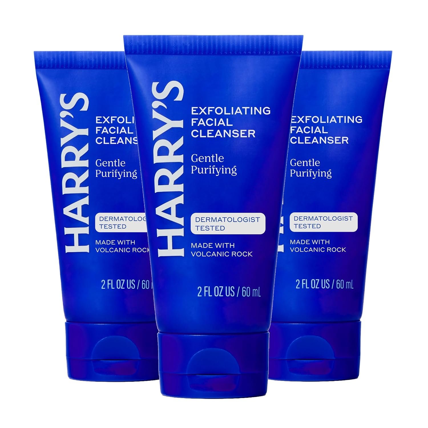 Harry’s Exfoliating Face Wash for Men – 2 fl oz (3 Pack)