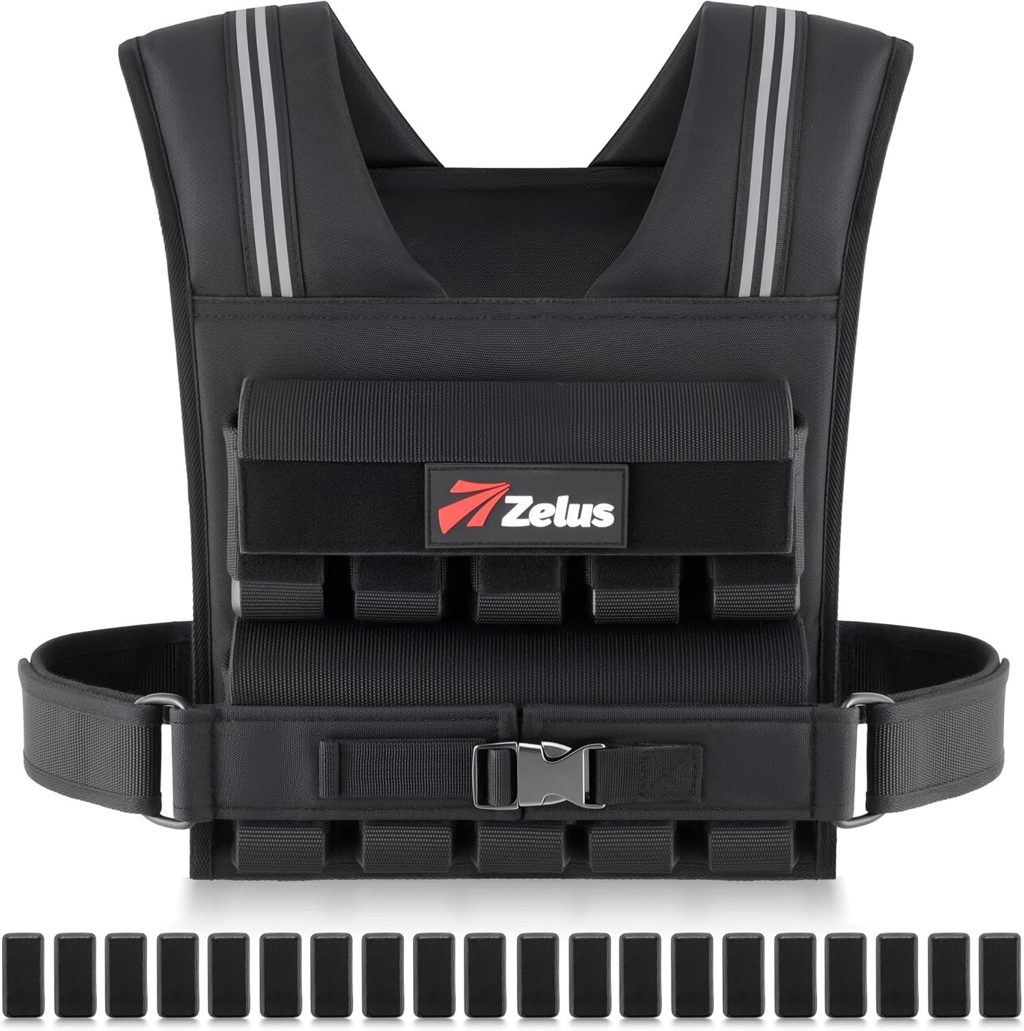 ZELUS Weighted Vest Men, 23lbs/36lbs/45lbs Adjustable Weight Vest
