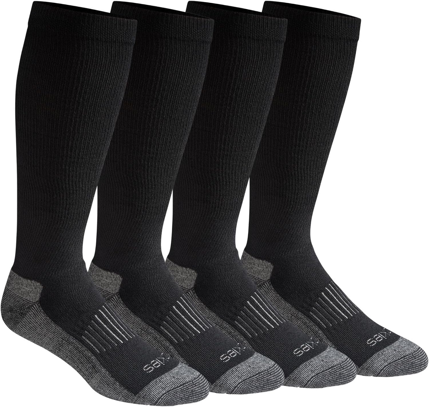 Dickies Men’s Light Compression Comfort Over-The-Calf Socks, Available in M-XXL (2, 4, 6 Pairs)