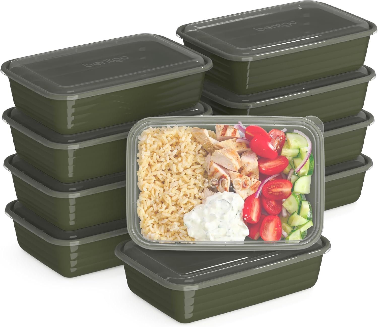 Bentgo Prep Meal Prep Containers with Lids, 20 Piece, PFAS & BPA-Free