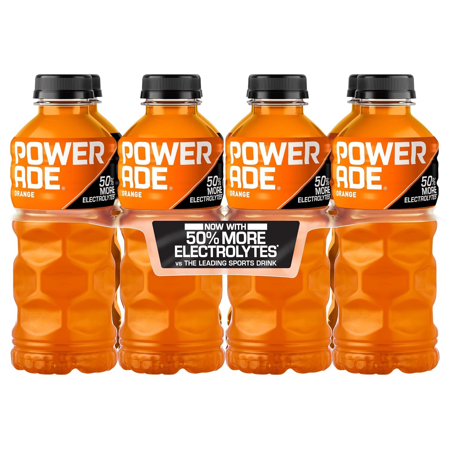 POWERADE Sports Drink, Orange Electrolyte Drink, 20 Oz (8 Pk)