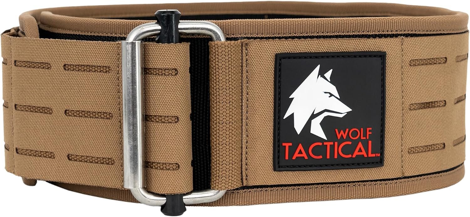 WOLF TACTICAL Weight Lifting Belt for Men – Powerlifting, Deadlift & Squats