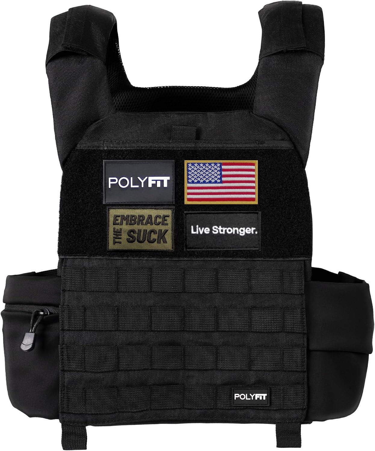 Polyfit Fortify Weighted Vest – Workout Vest for Men & Women