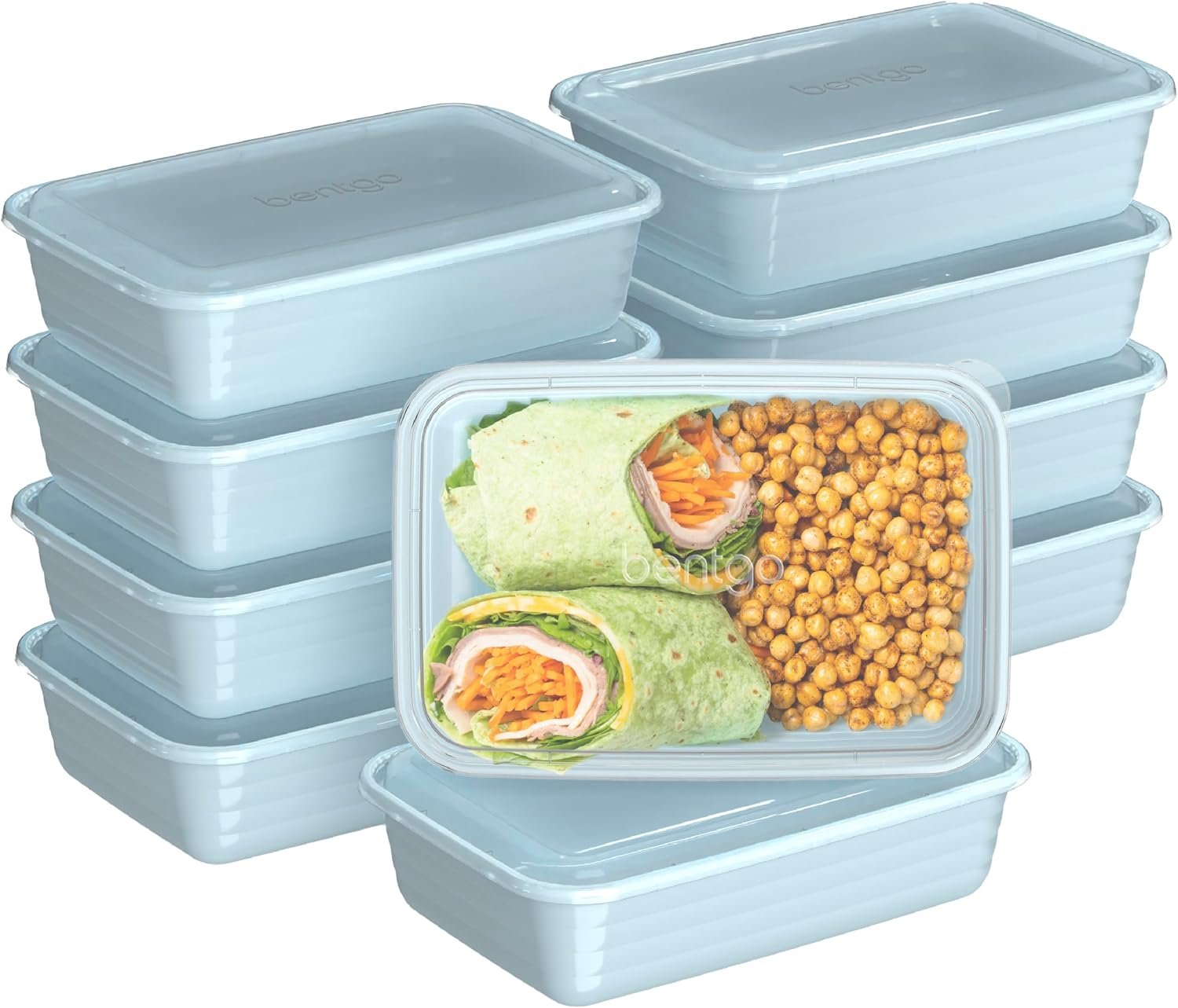 Bentgo Prep Meal Prep Containers with Lids, 20 Piece, PFAS & BPA-Free