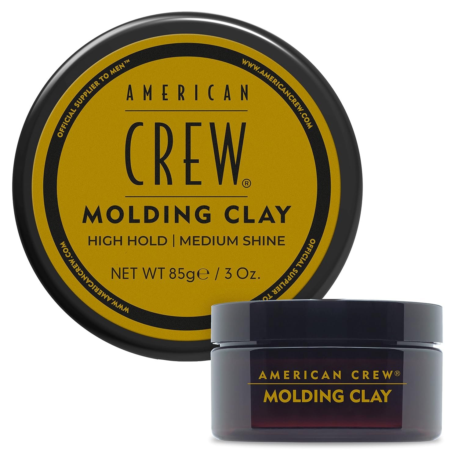 American Crew Men’s Molding Clay, Strong Hold & Medium Shine, 3 oz