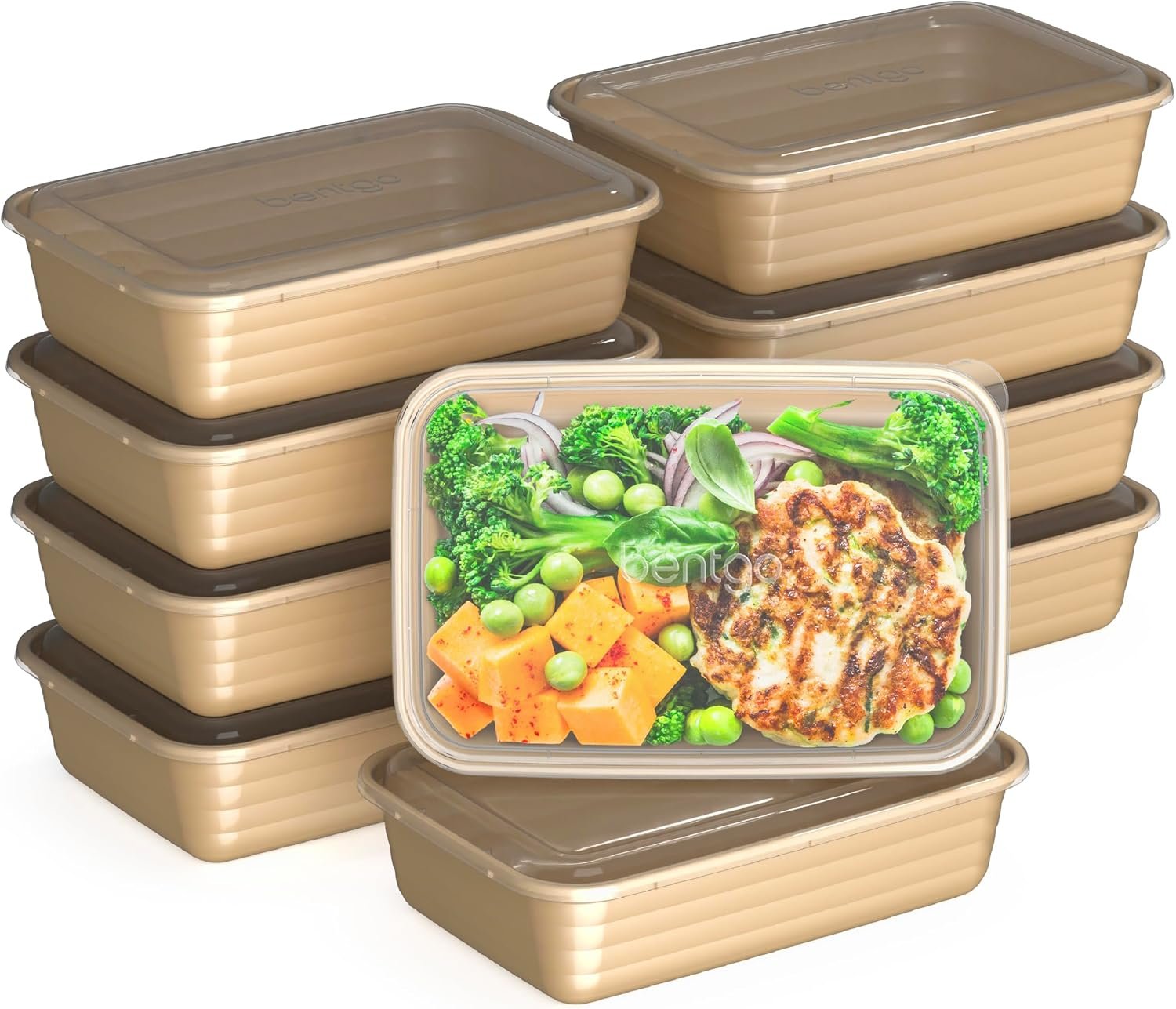 Bentgo Prep Meal Prep Containers with Lids, 20 Piece, PFAS & BPA-Free