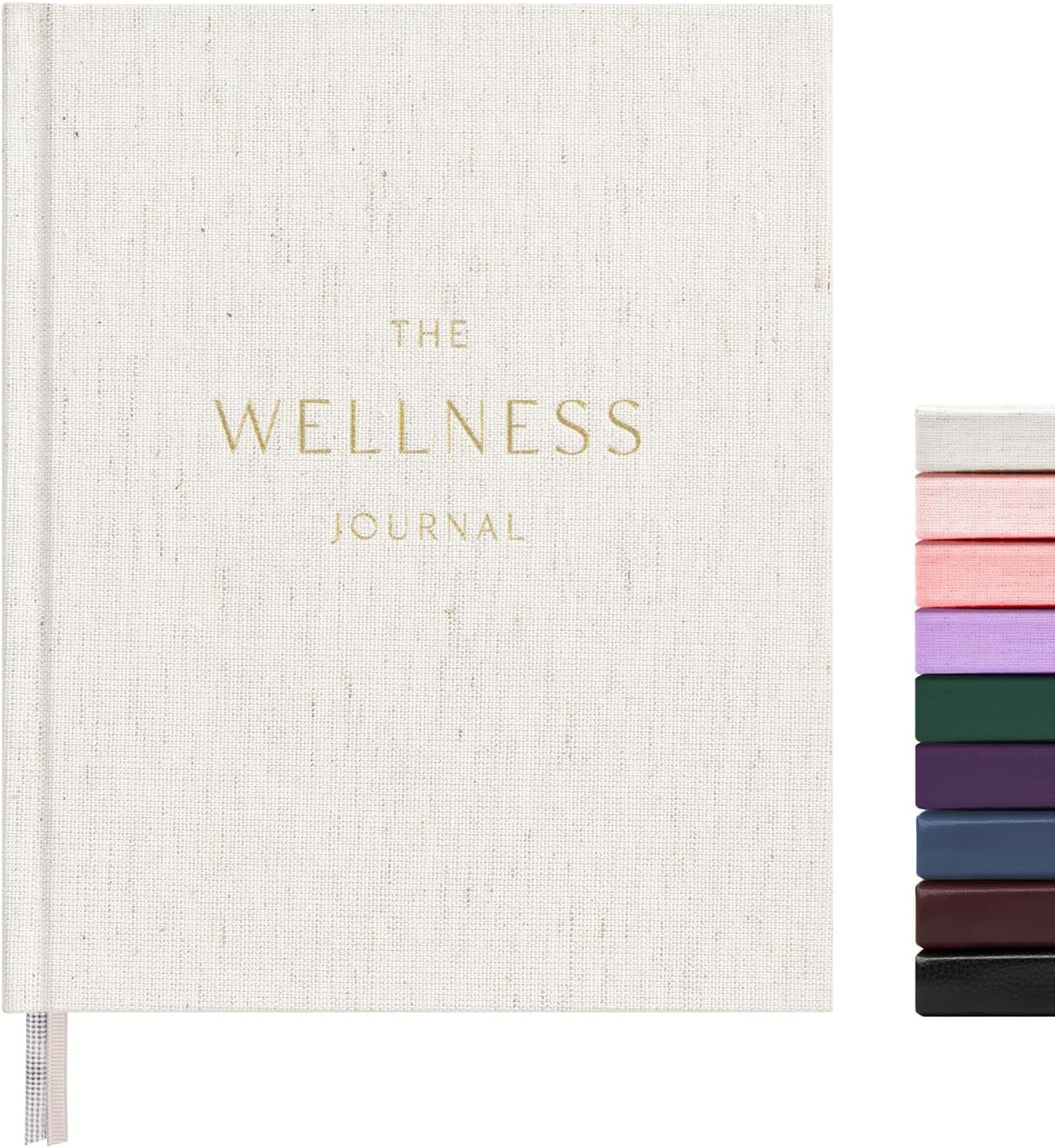 And Per Se Wellness Journal, Self Care & Daily Journal for Women with Habit Tracker, Diet & Goals, Undated, 6.5″ x 8″ (Original Beige)