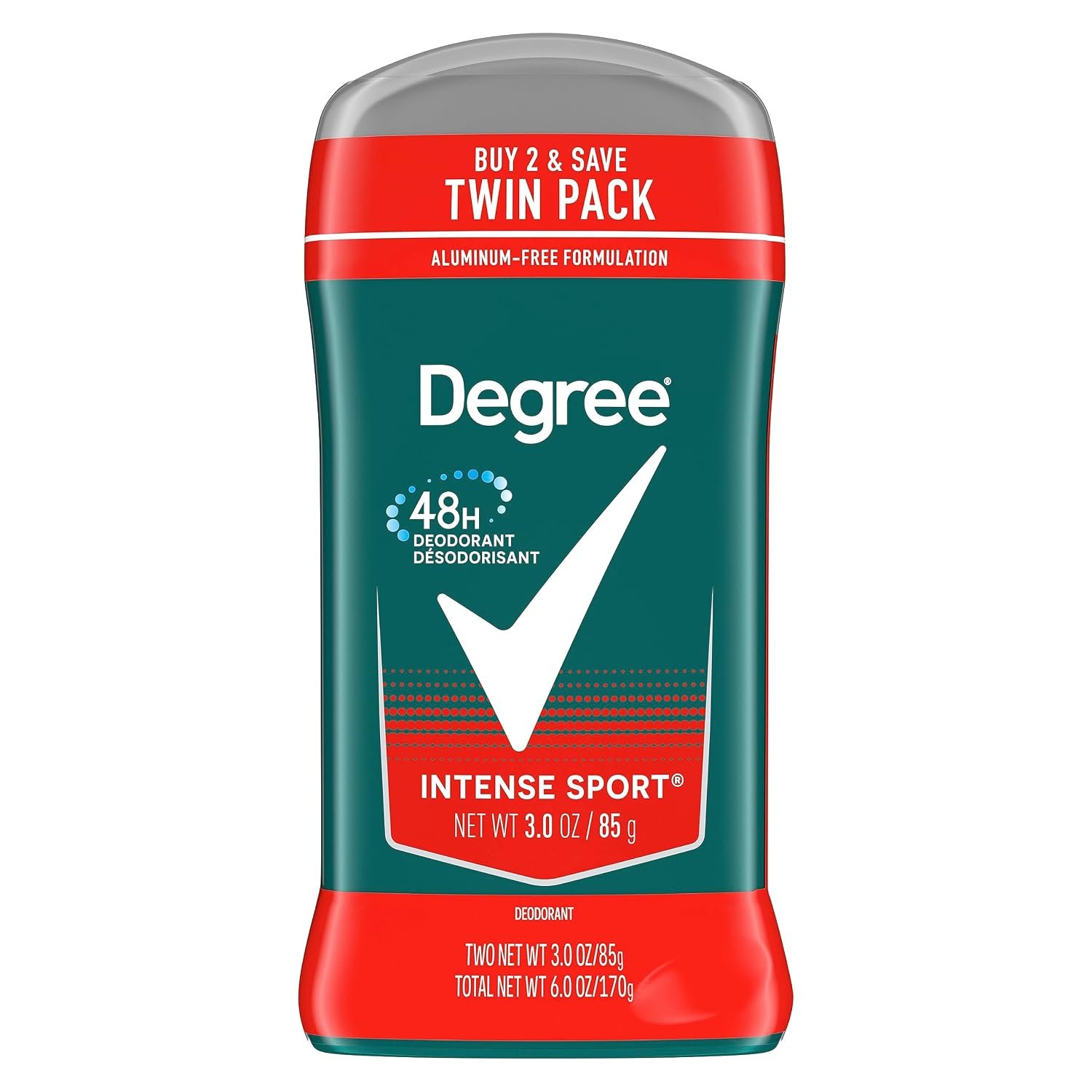Degree Original Protection Deodorant Intense Sport 3 oz 2 Count