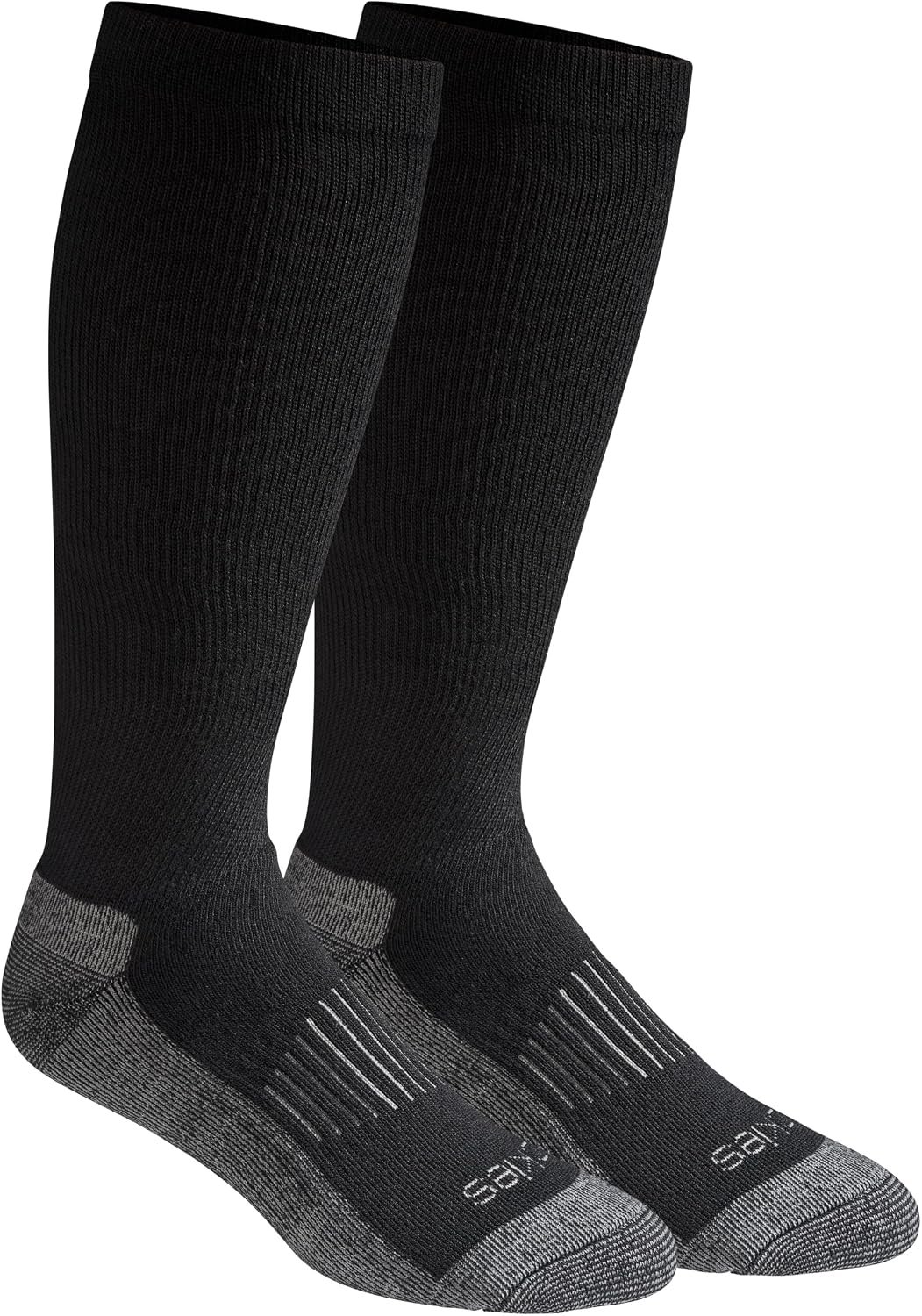 Dickies Men’s Light Compression Comfort Over-The-Calf Socks, Available in M-XXL (2, 4, 6 Pairs)