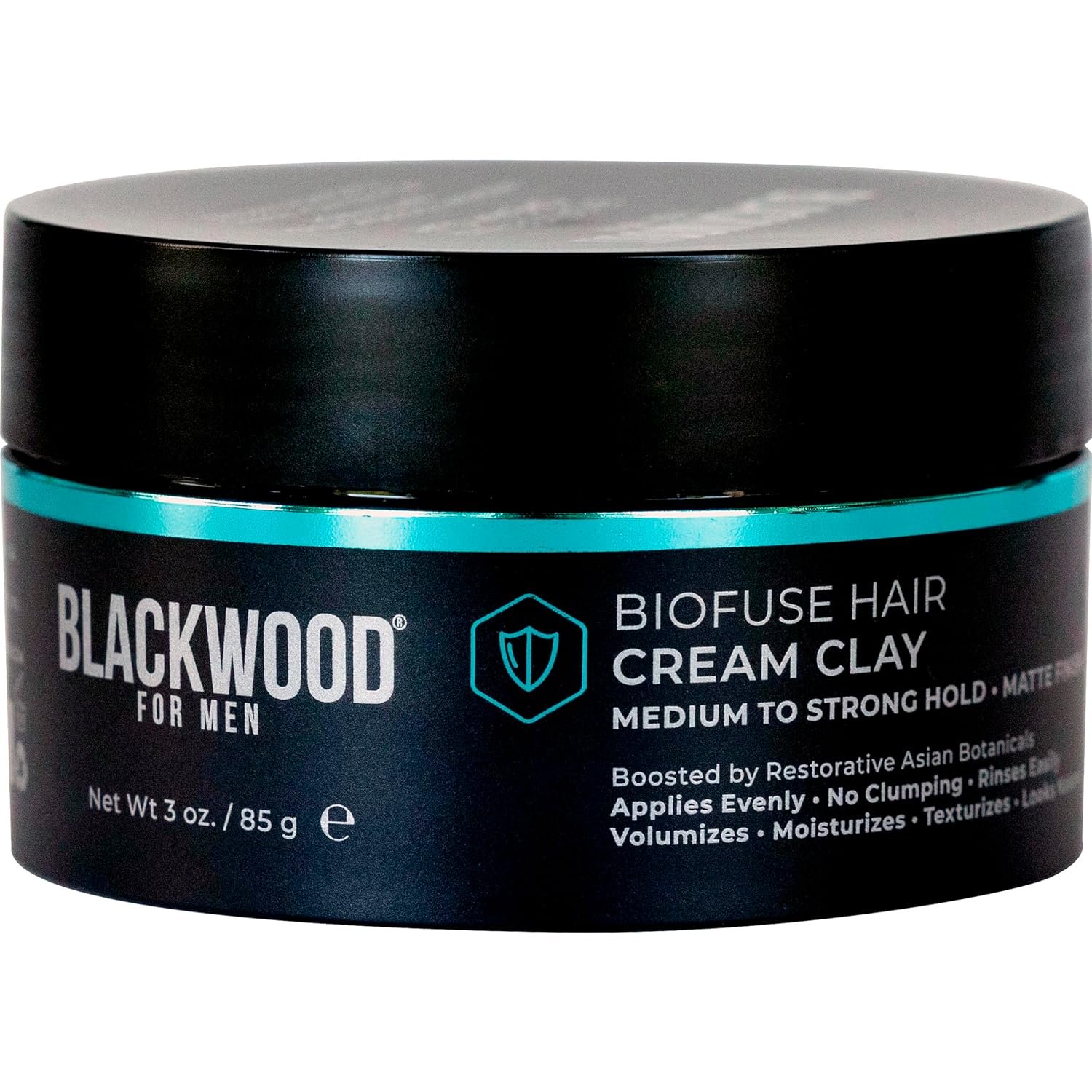 Blackwood For Men BioFuse Hair Cream Clay, Matte, Medium Hold 3oz