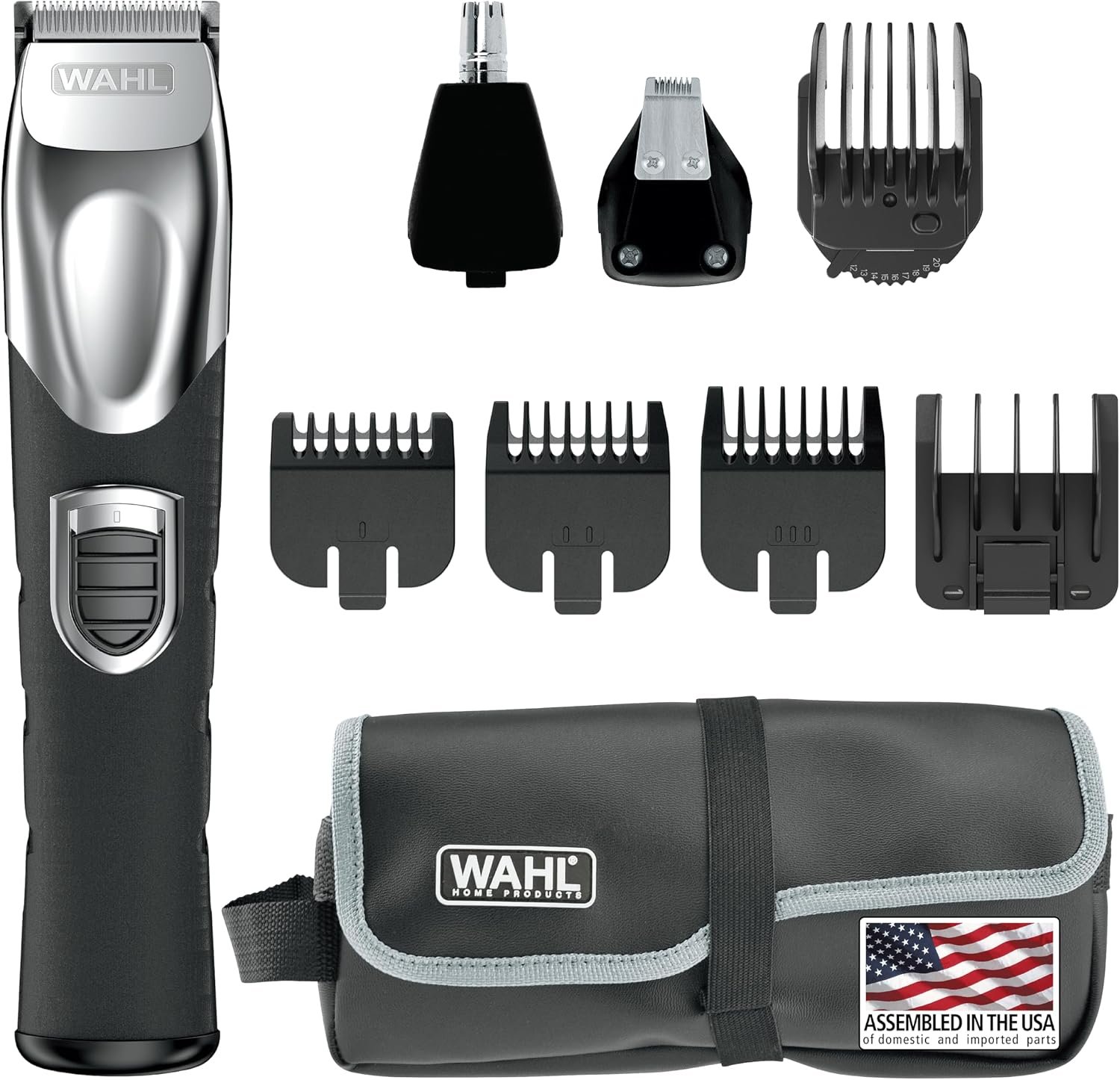 Wahl USA Rechargeable Lithium Ion All in One Beard Trimmer for Men