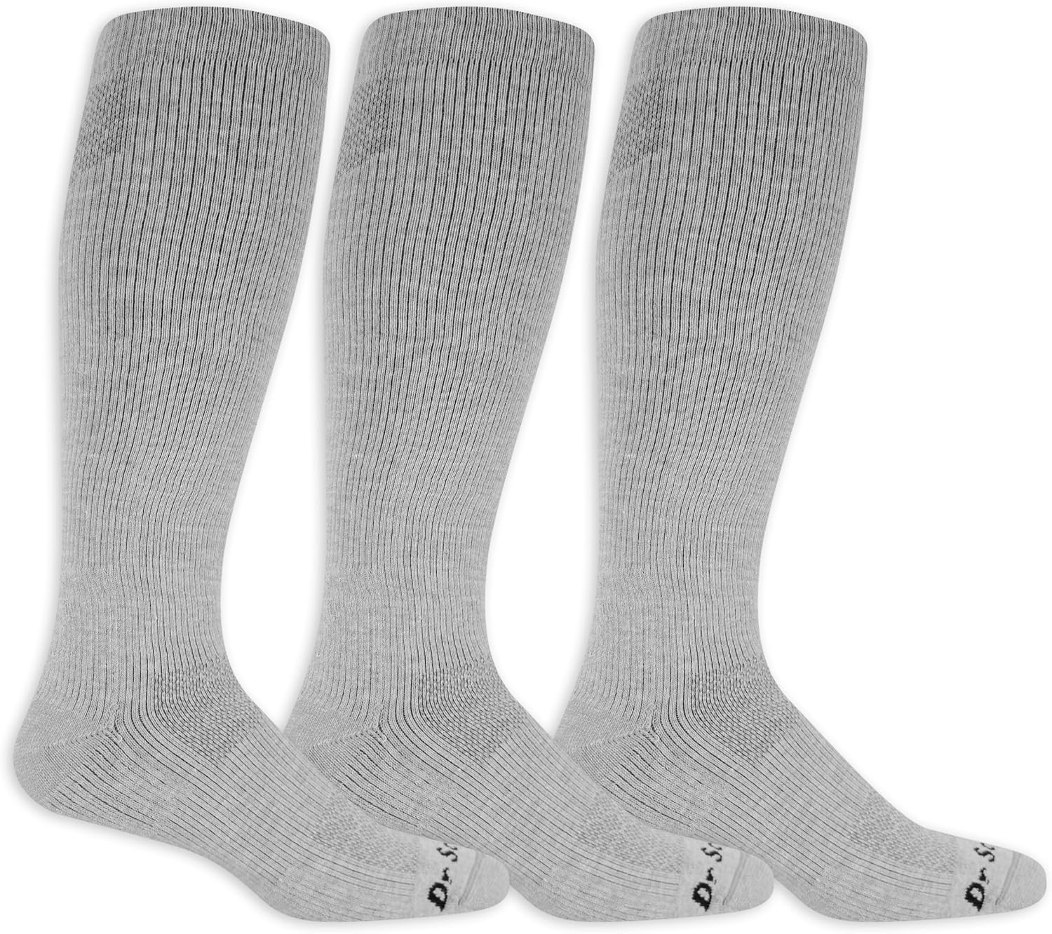 Dr. Scholl’s Men’s Athletic & Work Compression Over the Calf Socks – 1 & 3 Pair Packs – Fatigue Relief