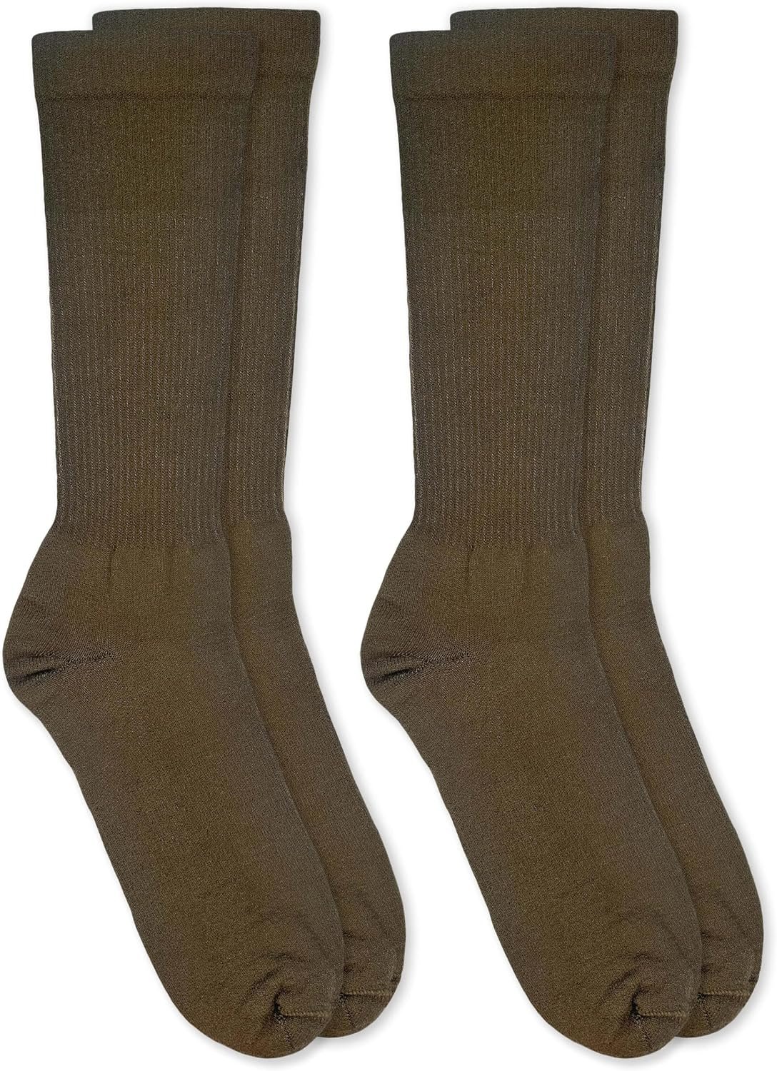 Jefferies Socks Men’s Merino Wool Graduated Compression Combat Boot Socks 2 Pair Pack