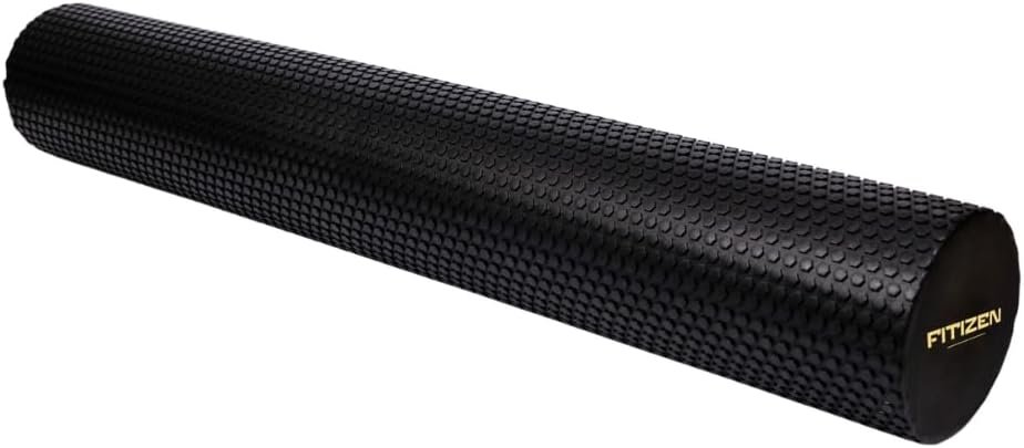 Fitizen Foam Roller – Muscle Massage Rehab Stiff Back Pain Physical Therapy Deep Tissue Firm Exercise Equipment Home Gym Stress Yoga Pilates for The Fit Citizen by FitNation