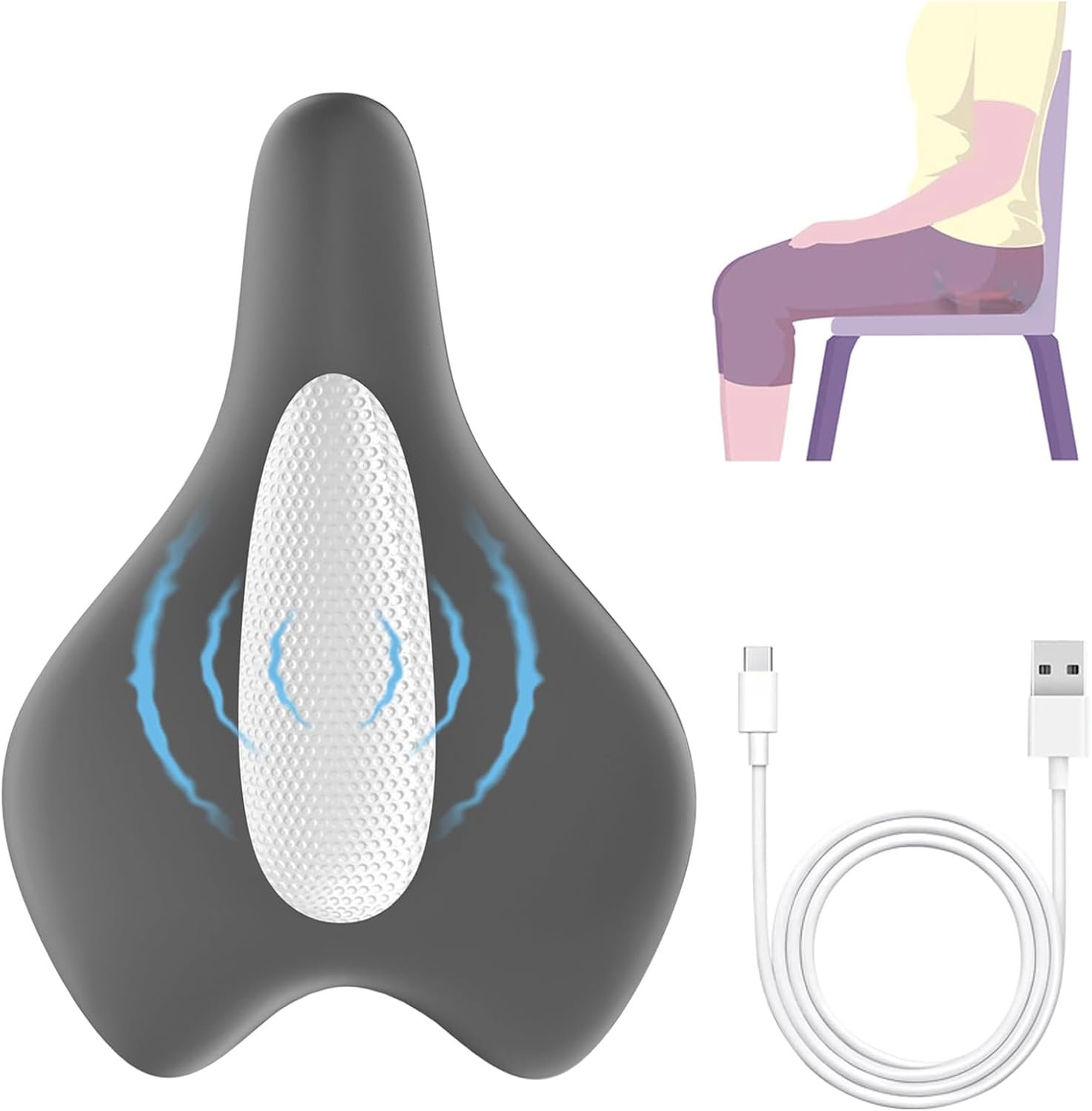 Kegel Trainer for Men,Strengthening Muscle Control Training(Grey)