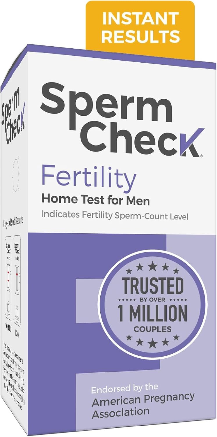 SpermCheck Fertility Sperm Count Test For Men, At-Home Kit, +98% Accurate