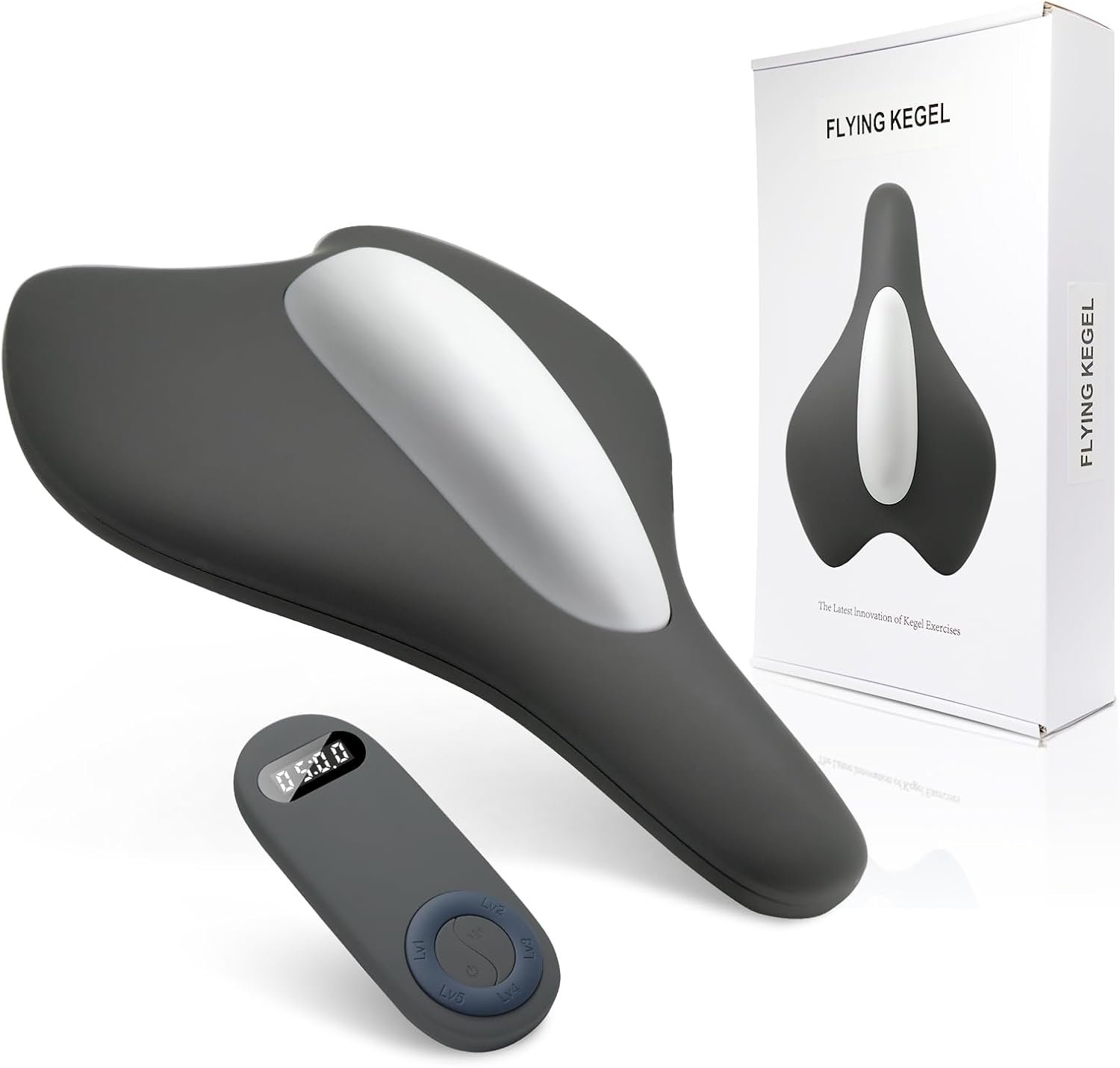 Thigh Trainer, kegel Exercise Equipment, Pelvic Floor Muscle Trainer for Tightening & Strengthening Muscle Control Training, Hip Muscle Strength Training, Suitable for Both Women Men