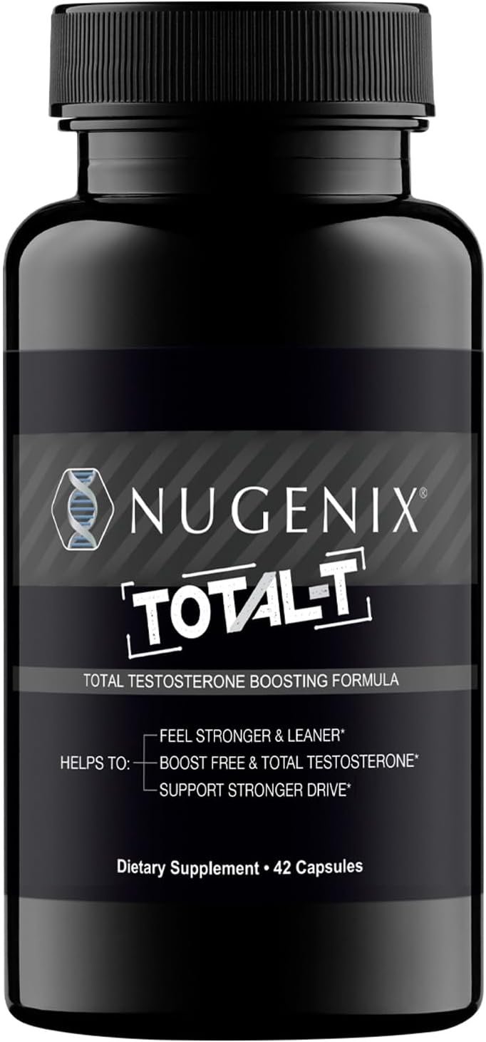Nugenix Total-T, Free and Total Testosterone Booster for Men, 42 Count