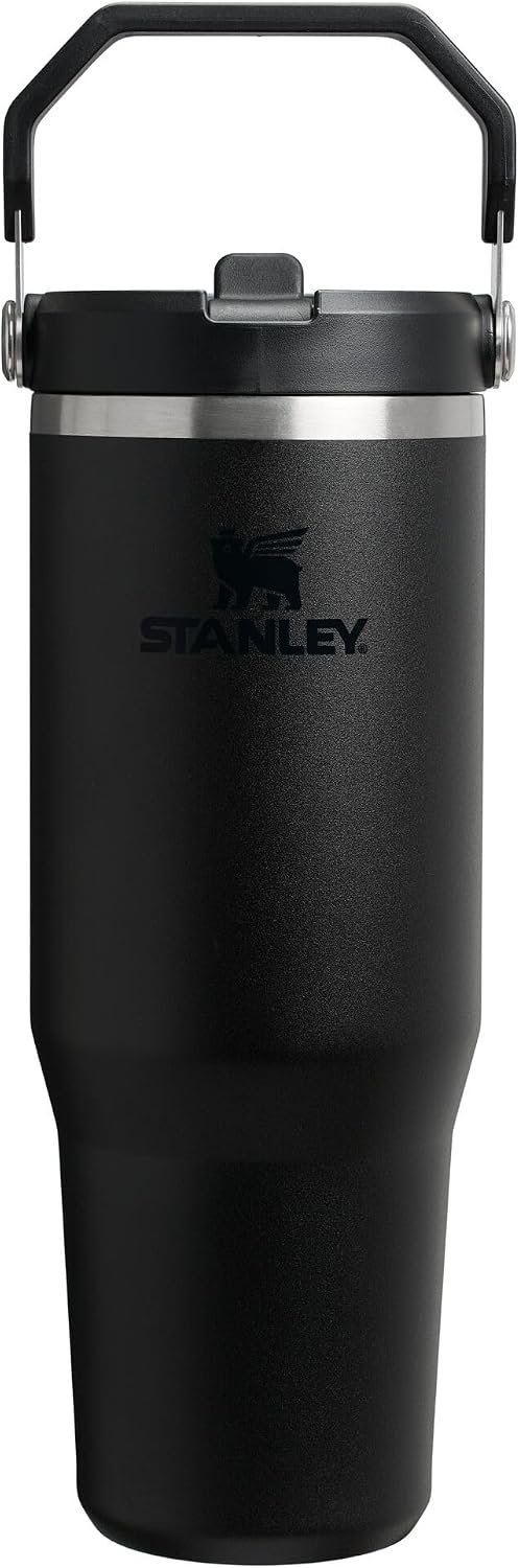 STANLEY IceFlow 2.0 Flip Straw Tumbler, 30 oz, Black 2.0