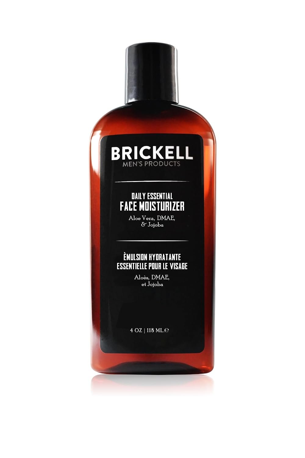 Brickell Men’s Daily Essential Face Moisturizer for Men, Fast-Absorbing Face Lotion with Niacinamide, Green Tea, and Hyaluronic Acid, 4 Ounce, Scented