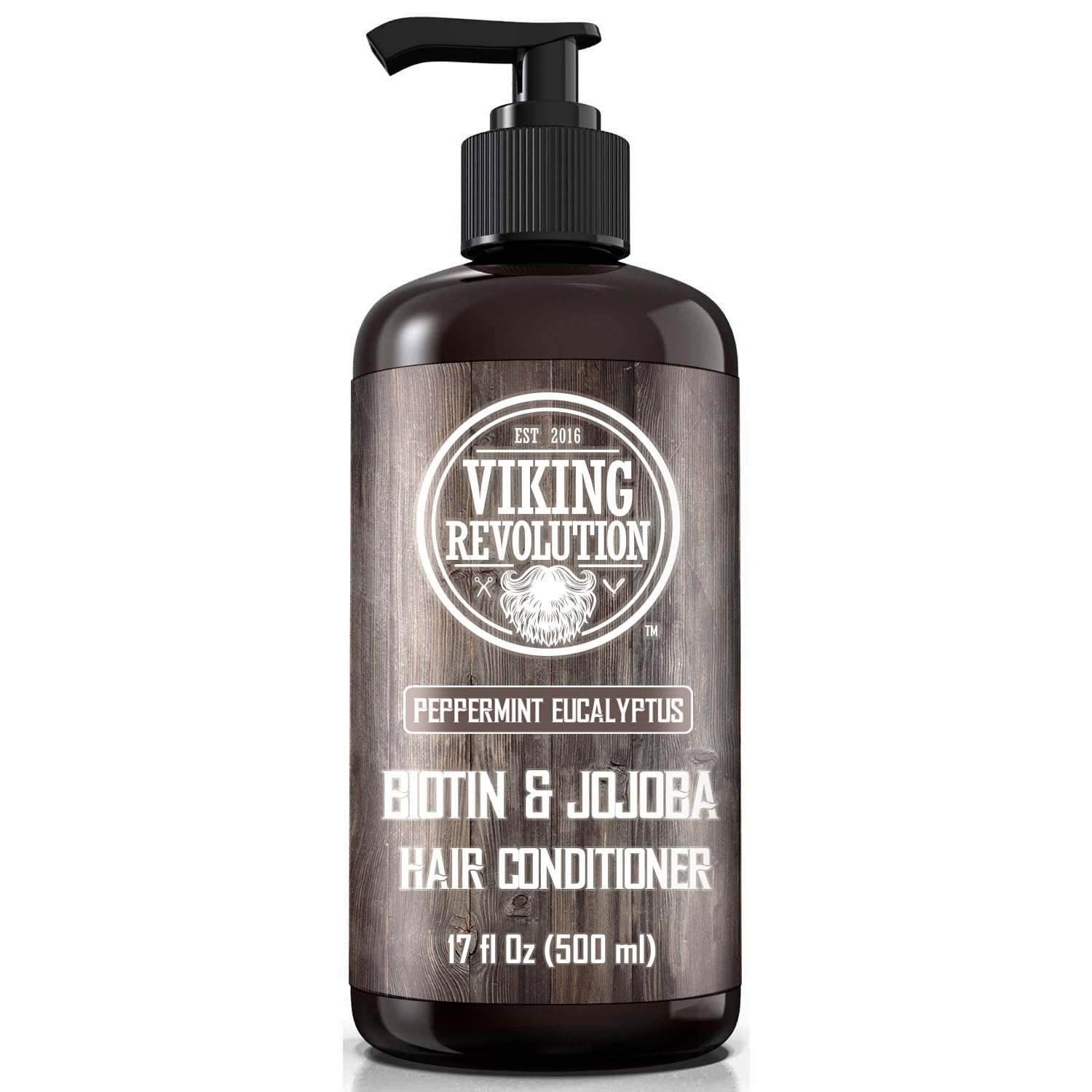 Viking Revolution Mens Hair Conditioner – Eucalyptus Peppermint – 17 oz