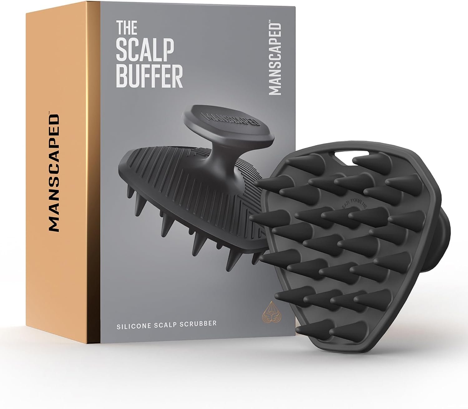 MANSCAPED® The Scalp Buffer Men’s Silicone Head Scrubber