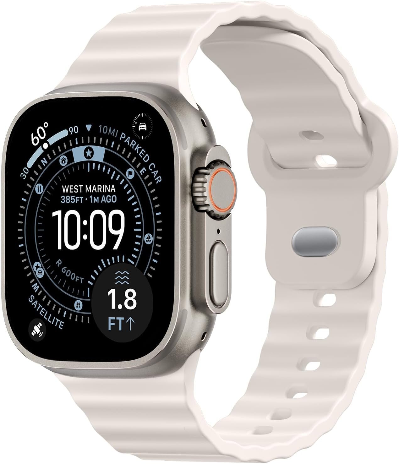 Sport Band for Apple Watch Ultra/4/3/2 Bands 49mm 46mm 45mm 44mm 42mm 41mm 40mm 38mm iWatch Wristband for Men Women,Waterproof Silicone Strap for Apple Watch Series 12 11 10 9 8 7 6 5 4 3 SE 3/2nd 41