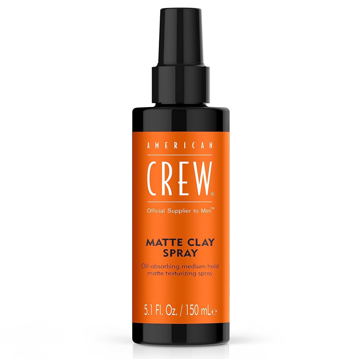 American Crew Men’s Matte Clay Spray, Medium Hold & Texturizing, 5.1 fl oz