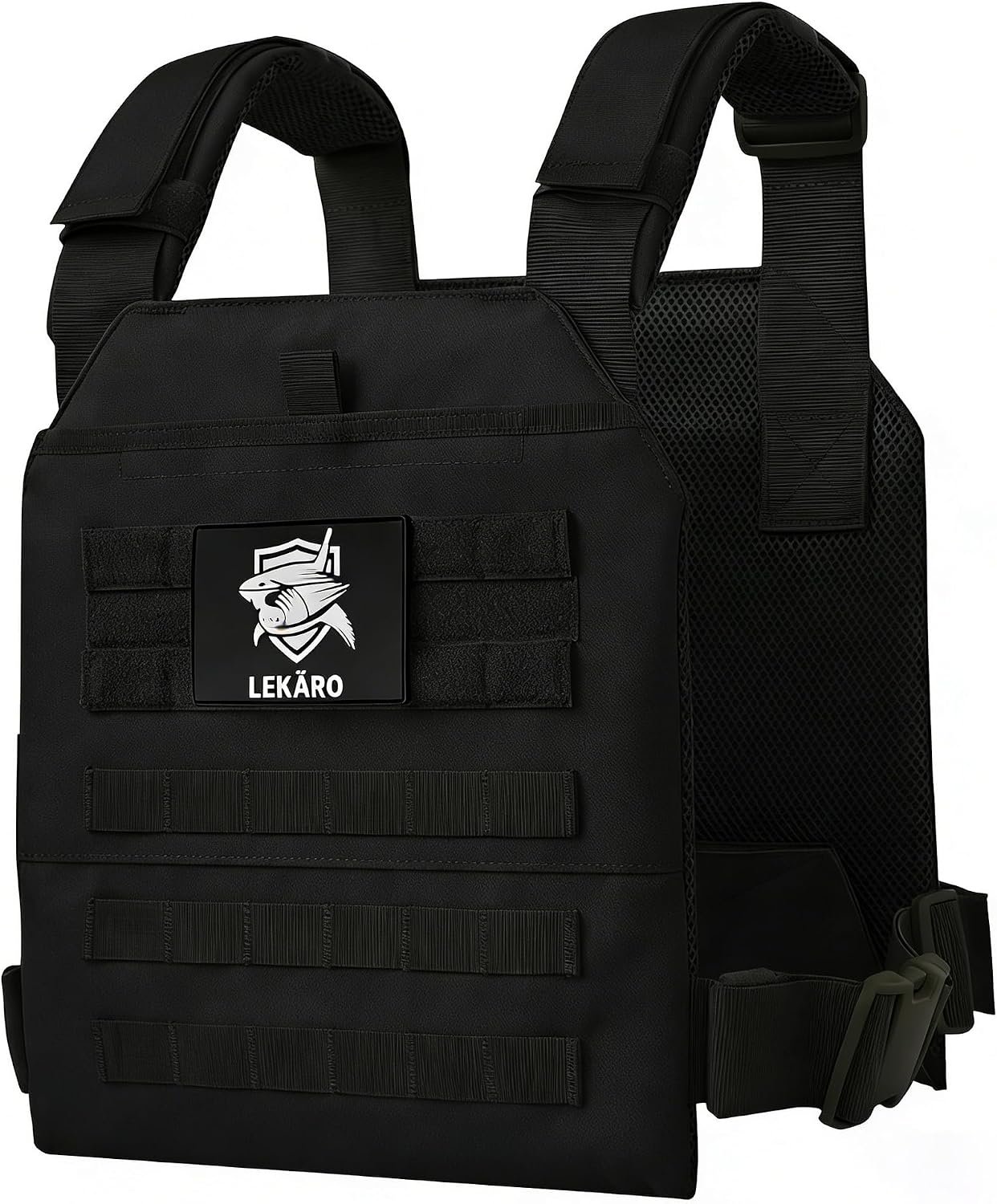Adjustable Tactical Weighted Vest, Fits 10×12 Plates (Vest Only)