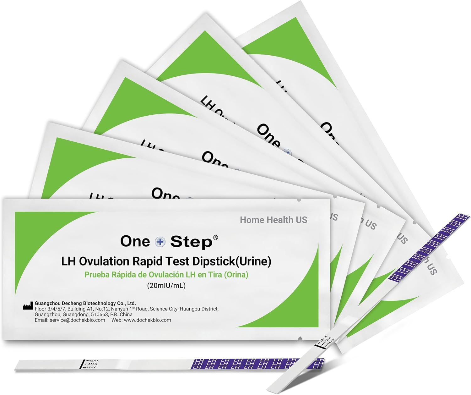 One Step 30 Ovulation Test Strips – (Wide Width) Fertility Test Strips