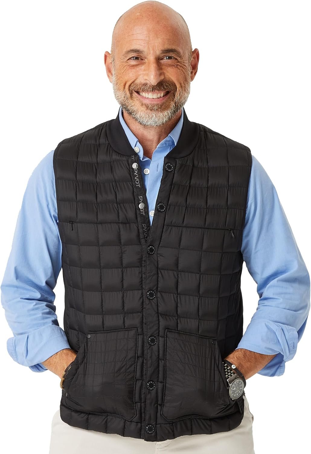 PYVOT Men’s Journey Weighted Vest, Fitness Apparel for Walking & Workouts