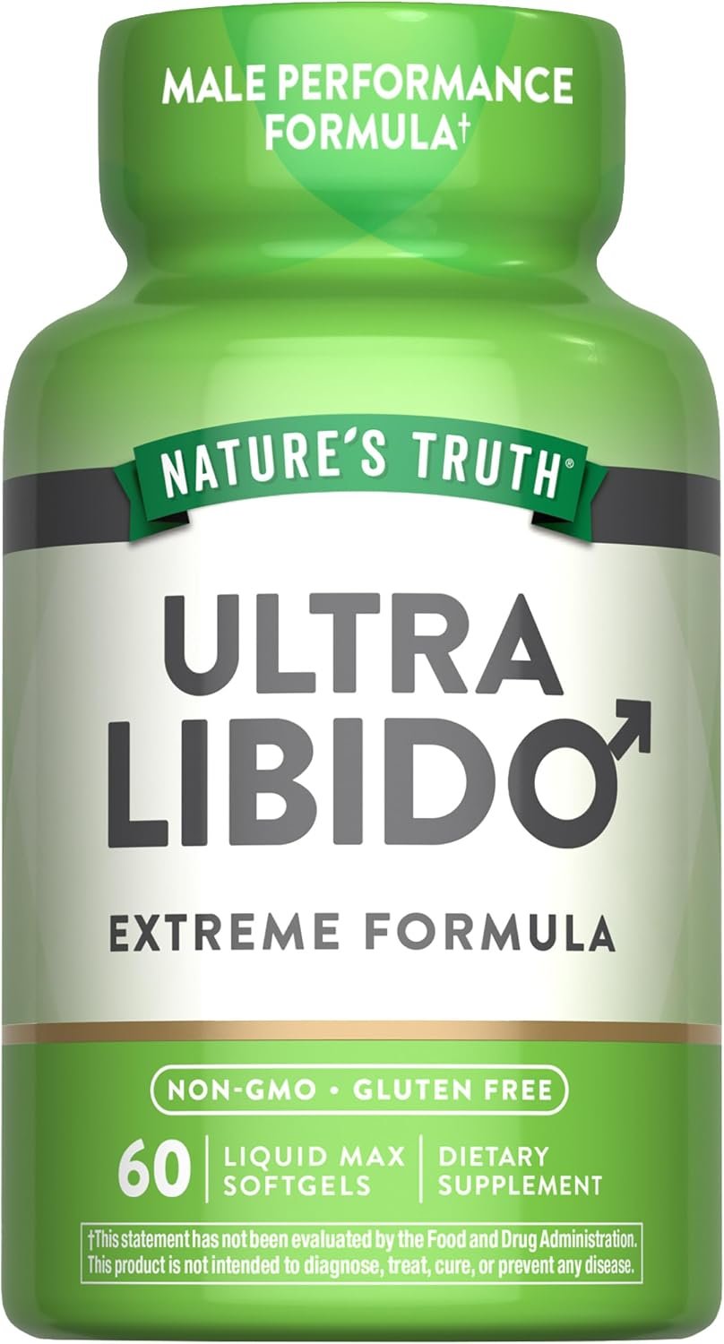 Nature’s Truth Libido Supplement for Men | 60 Softgels
