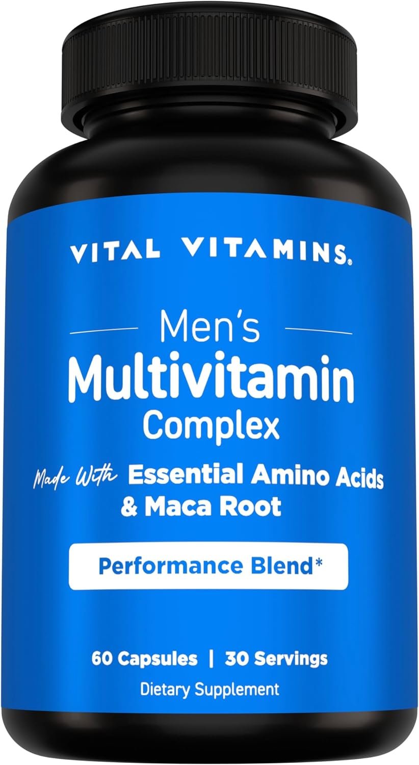 Vital Vitamins Men’s Multivitamin Complex for Vitality & Performance