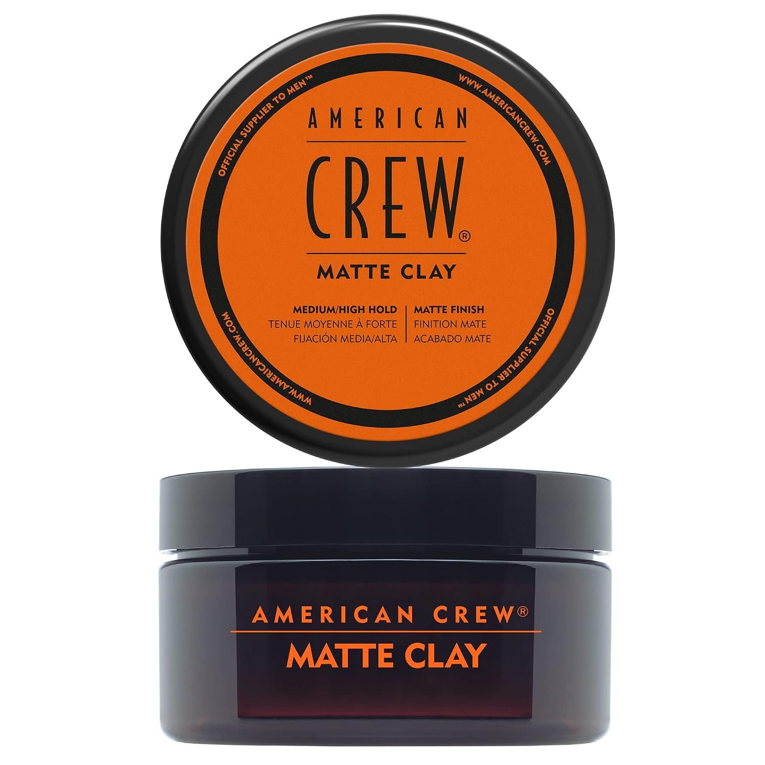 American Crew Men’s Matte Clay, Medium-High Hold & Matte Shine, 3 oz
