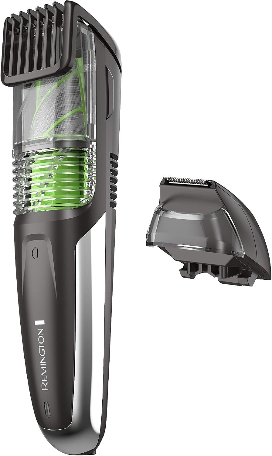Remington Vacuum Beard Trimmer for Men, Cordless Rechargeable