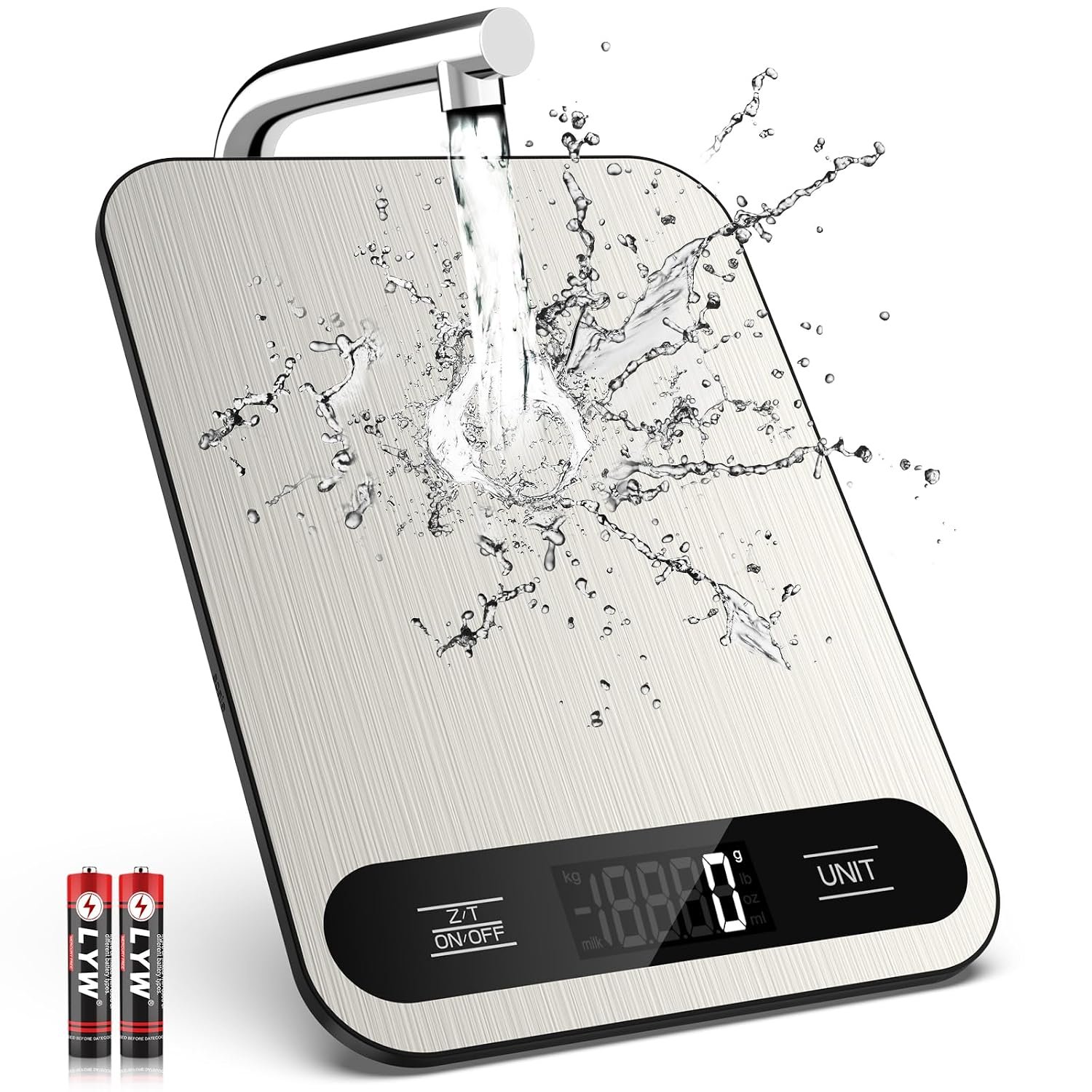 Mik-Nana Food Scale, 22lb Digital Kitchen Scale with 6 Units Tare Function