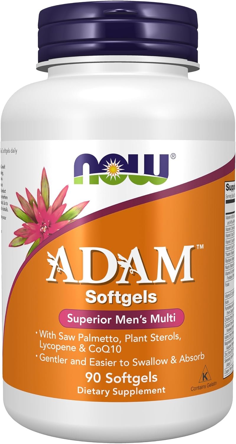 NOW Supplements, ADAM™ Men’s Multivitamin, 90 Softgels