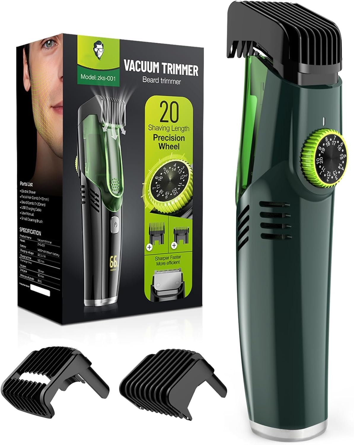 Vacuum Beard Trimmer