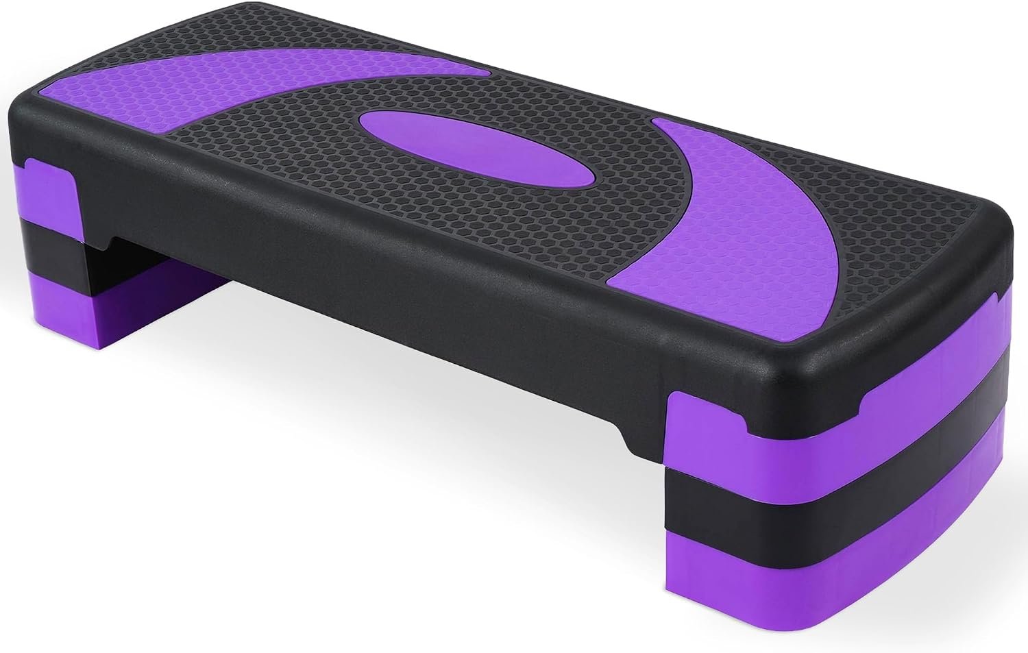 BalanceFrom 31-inch Aerobic Step Platform Trainer with 3 Adjustable Risers