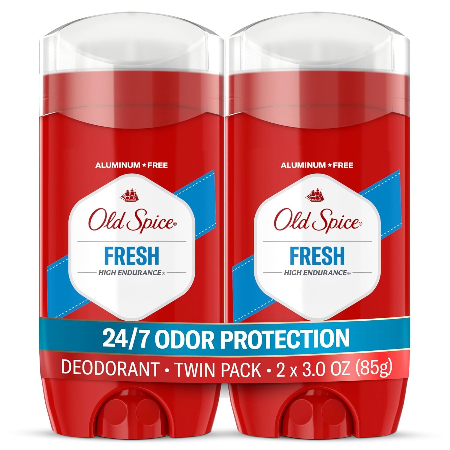 Old Spice Deodorant for Men, Aluminum Free, Fresh Scent, 3.0 oz Pack of 2