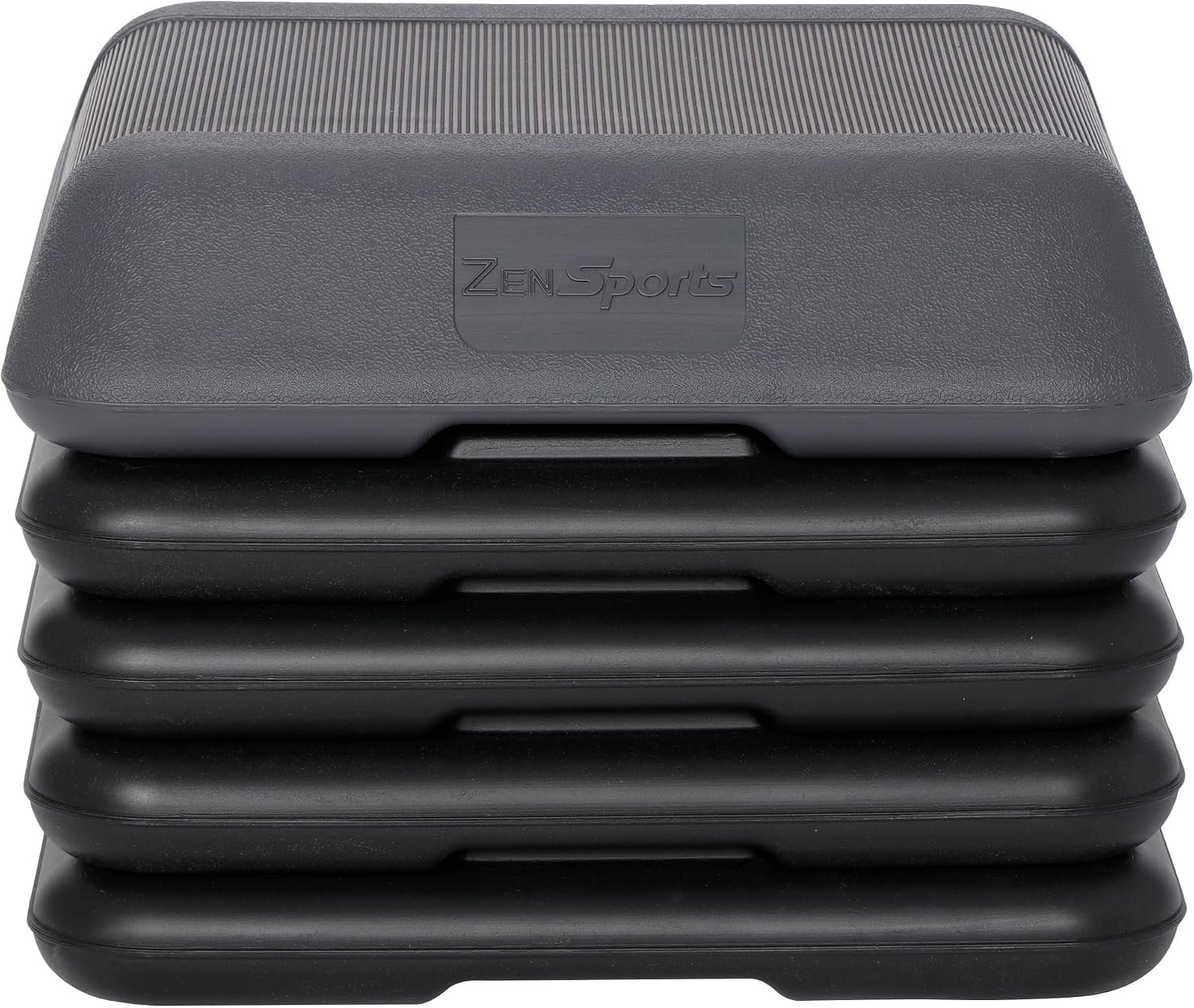 ZENY 16″ x 16″ High Aerobic Step Aerobics Stepper Platform with 4 Risers