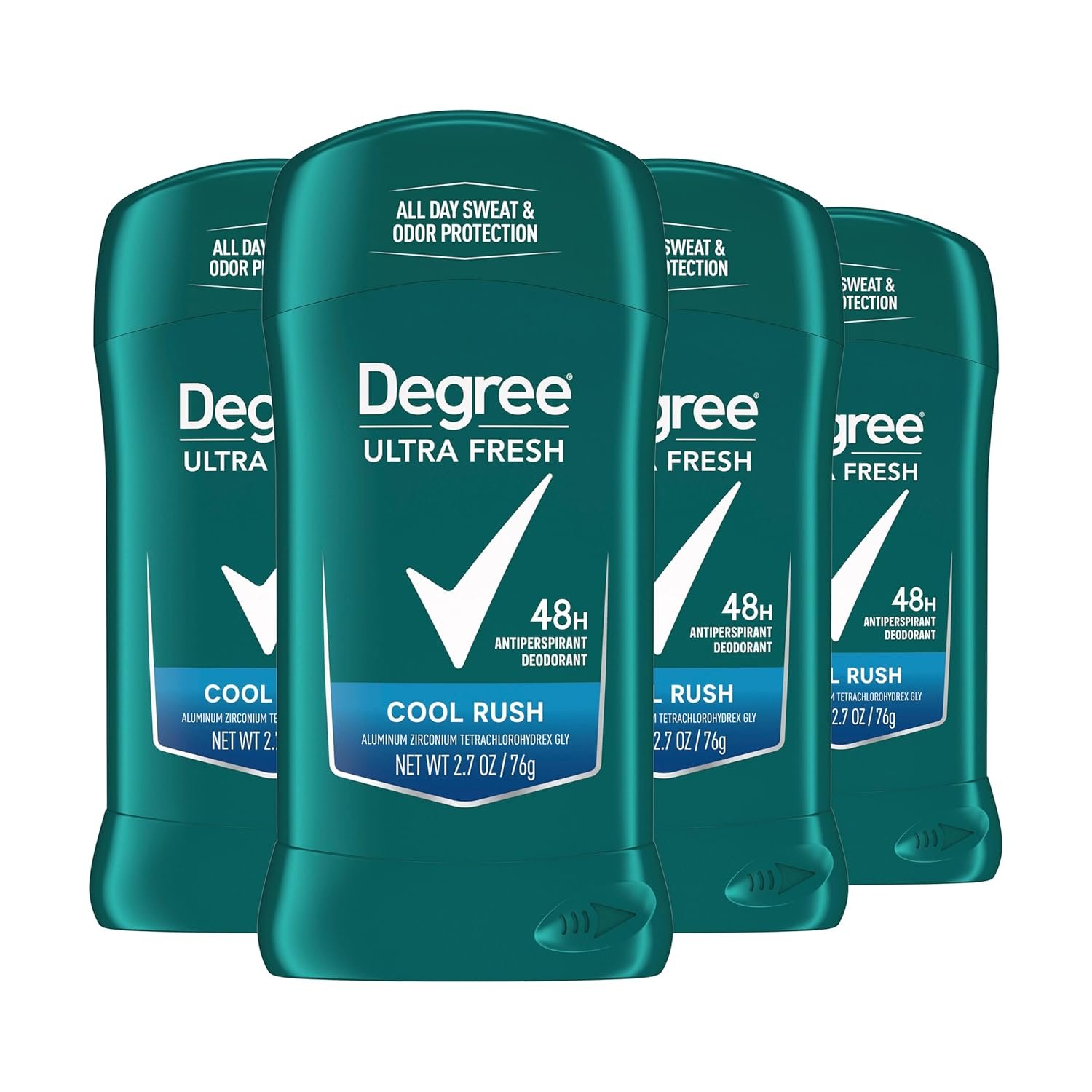 Degree Men Ultra Fresh Antiperspirant Deodorant Stick Cool Rush, 2.6oz 4 Pk
