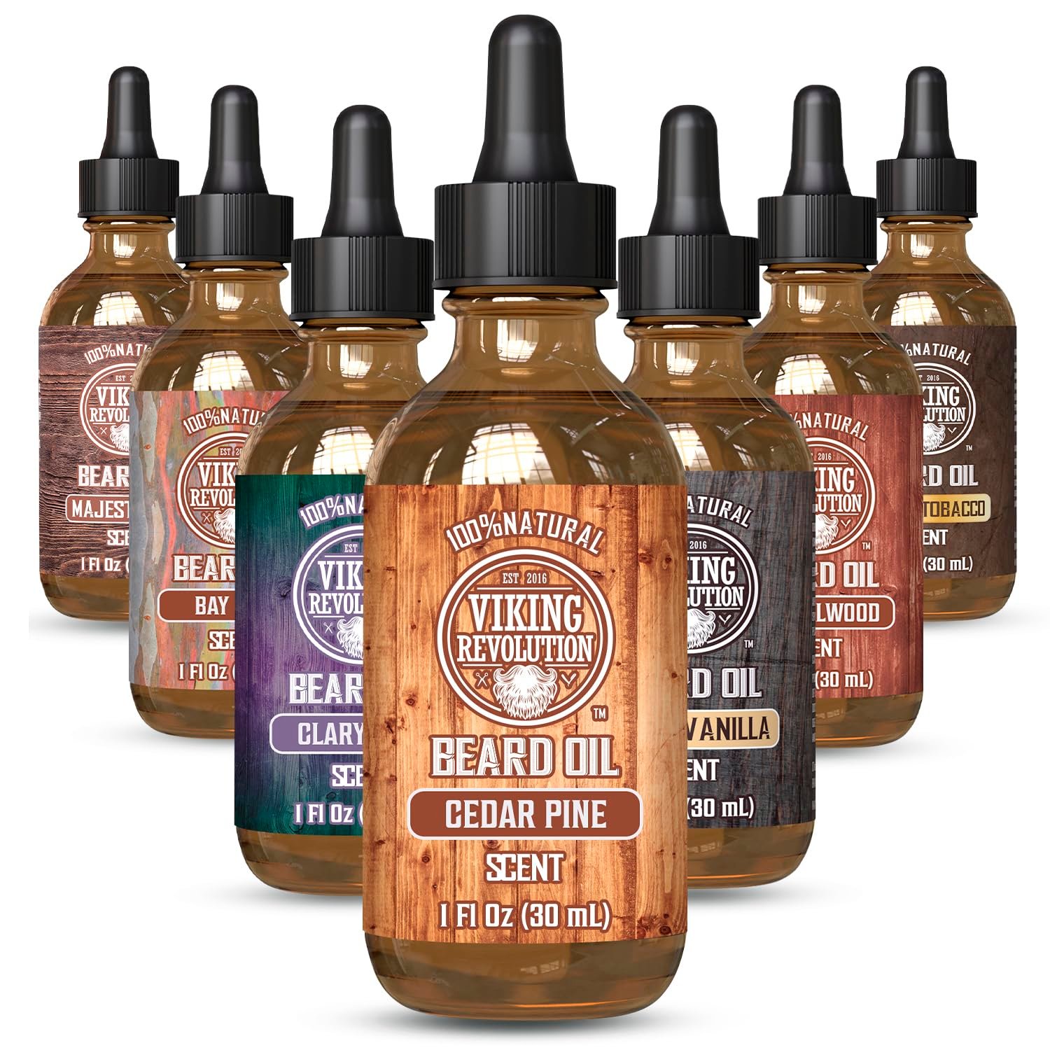 Viking Revolution Beard Oil – Cedar and Pine – 1 fl oz