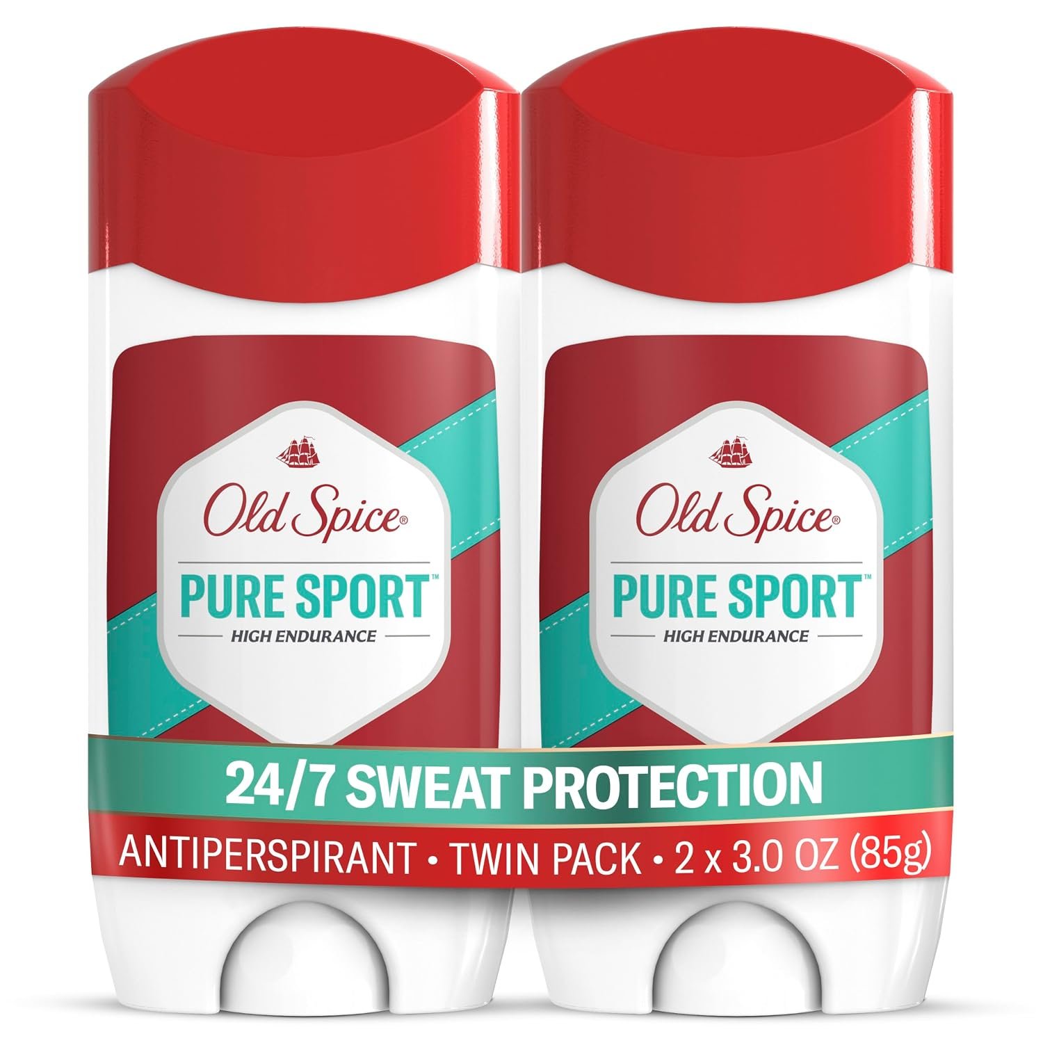 Old Spice Antiperspirant Deodorant for Men, Pure Sport, 3.0 oz Pack of 3